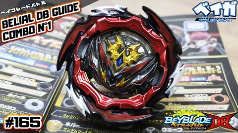 Testando combo 165 - DYNAMITE BELIAL .Wh.Xc'-6 - DB CUSTOMIZE GUIDE 001 - Beyblade Burst ベイブレードバースト