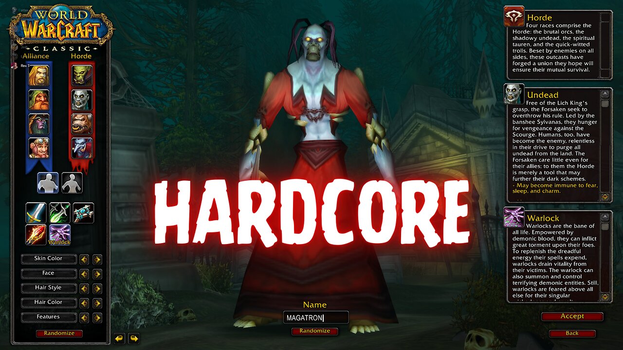 World of Warcraft HARDCORE - Lvl 6 Warlock, can we get to lvl 10? 11/8/23 part 2