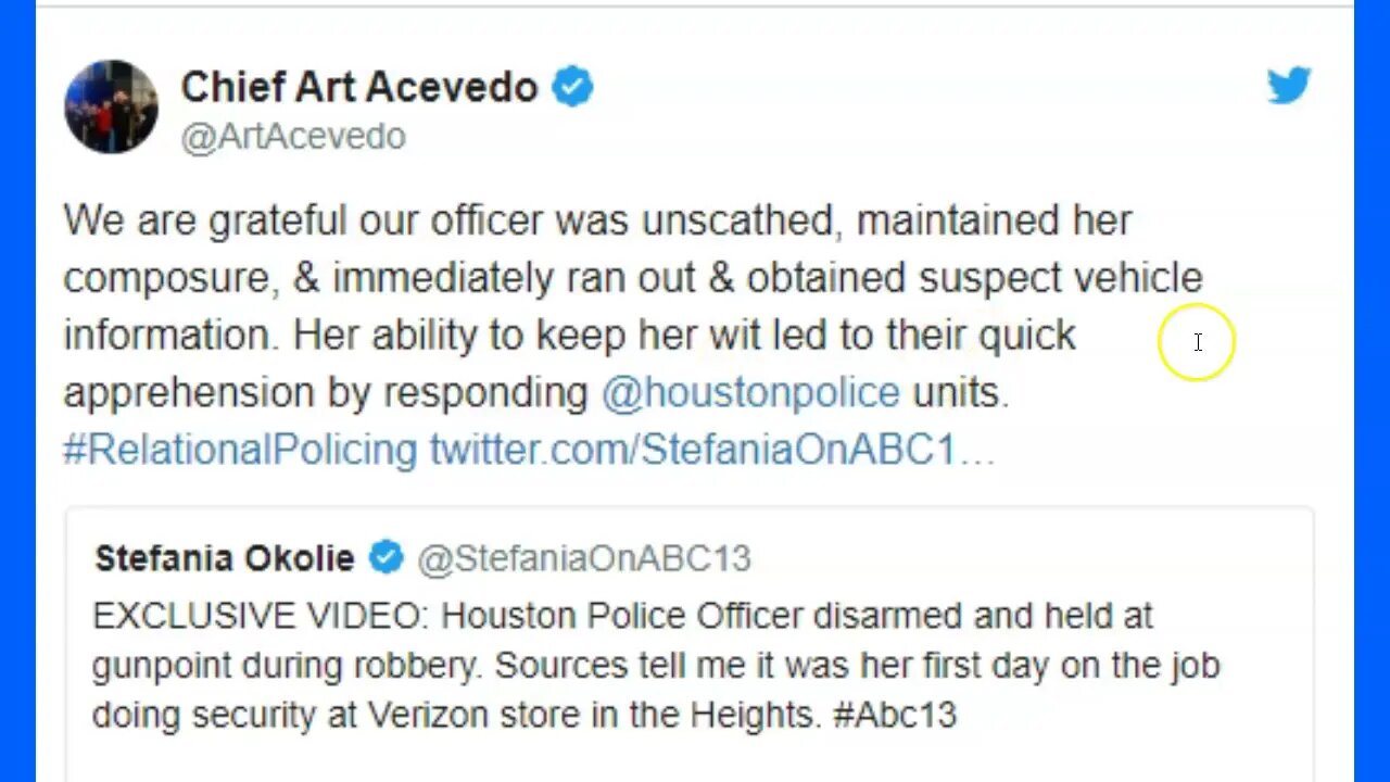 Female Houston Police Officer On Phone Allows Her Gun To Be Stolen By Armed Robbers - Quota Hire