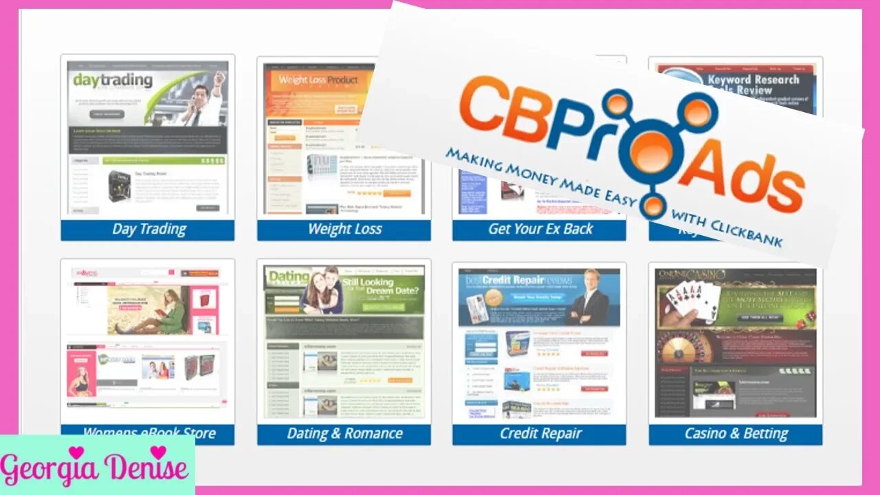 Clickbank Affiliate Marketing | A Look Inside The Back Office Of CB Pro Ads Clickbank Niche Sites