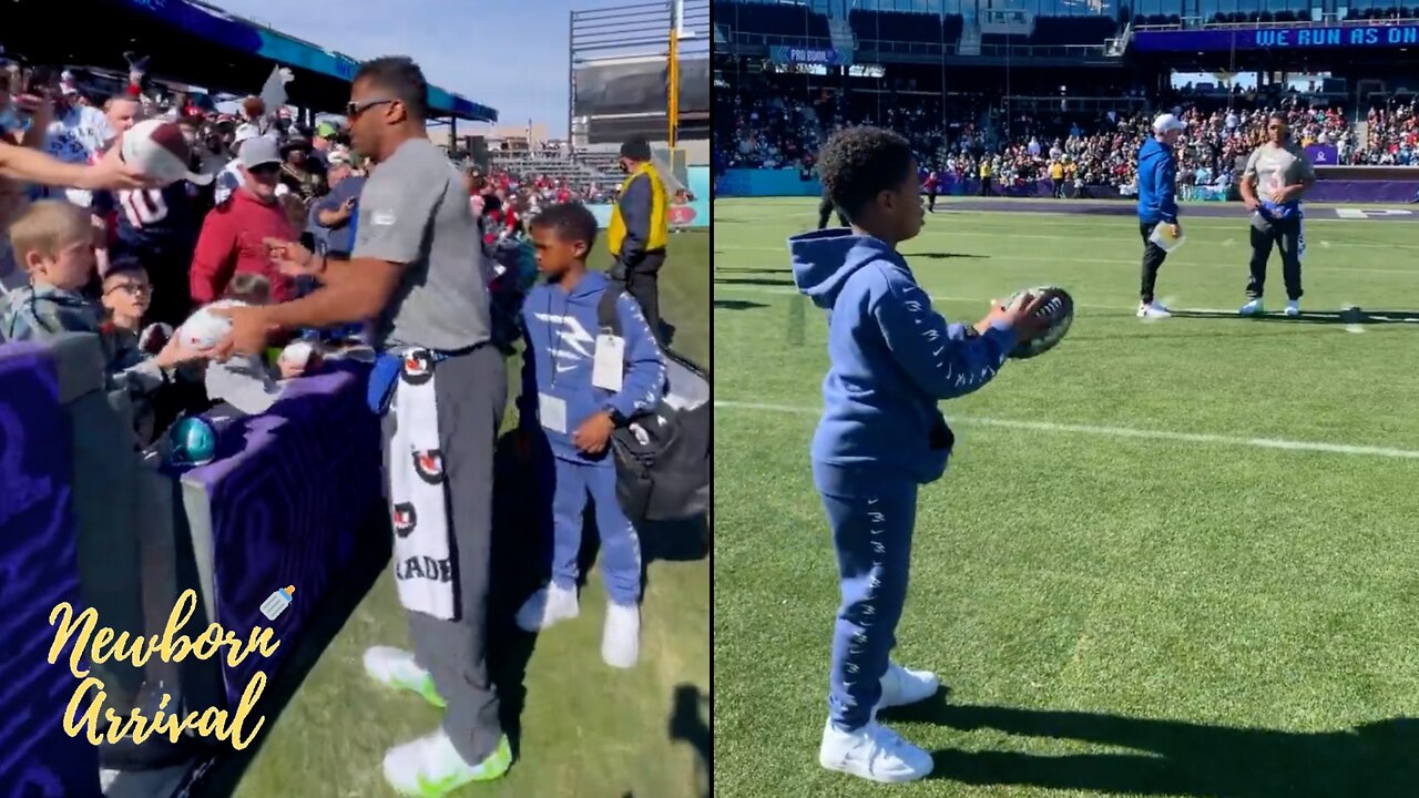 Russell Wilson Takes Son Future To The 2022 NFL Pro Bowl! 🏈