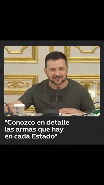 Zelenski se jacta de saber lo hay que hay en arsenales de países de Occidente