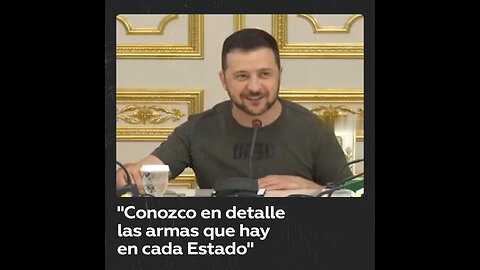 Zelenski se jacta de saber lo hay que hay en arsenales de países de Occidente