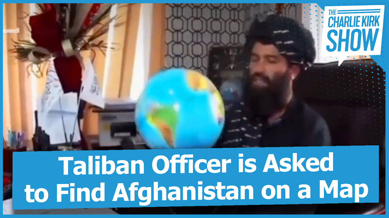 Taliban Officer is Asked to Find Afghanistan on a Map