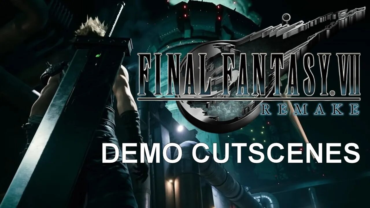 Final Fantasy VII Remake Demo (PS4) - Cutscenes