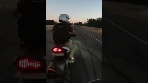 ALWAYS LOOK IN FRONT OF YOU WHILE RIDING... IF YOU DON'T, WELL..