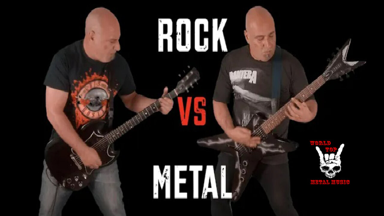 Rock VS Metal (Guitar Riffs Battle)