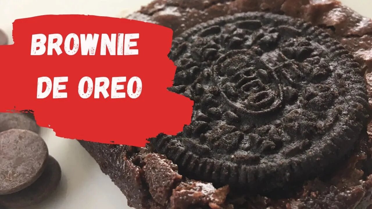 COMO FAZER BROWNIE DE OREO E TODDY