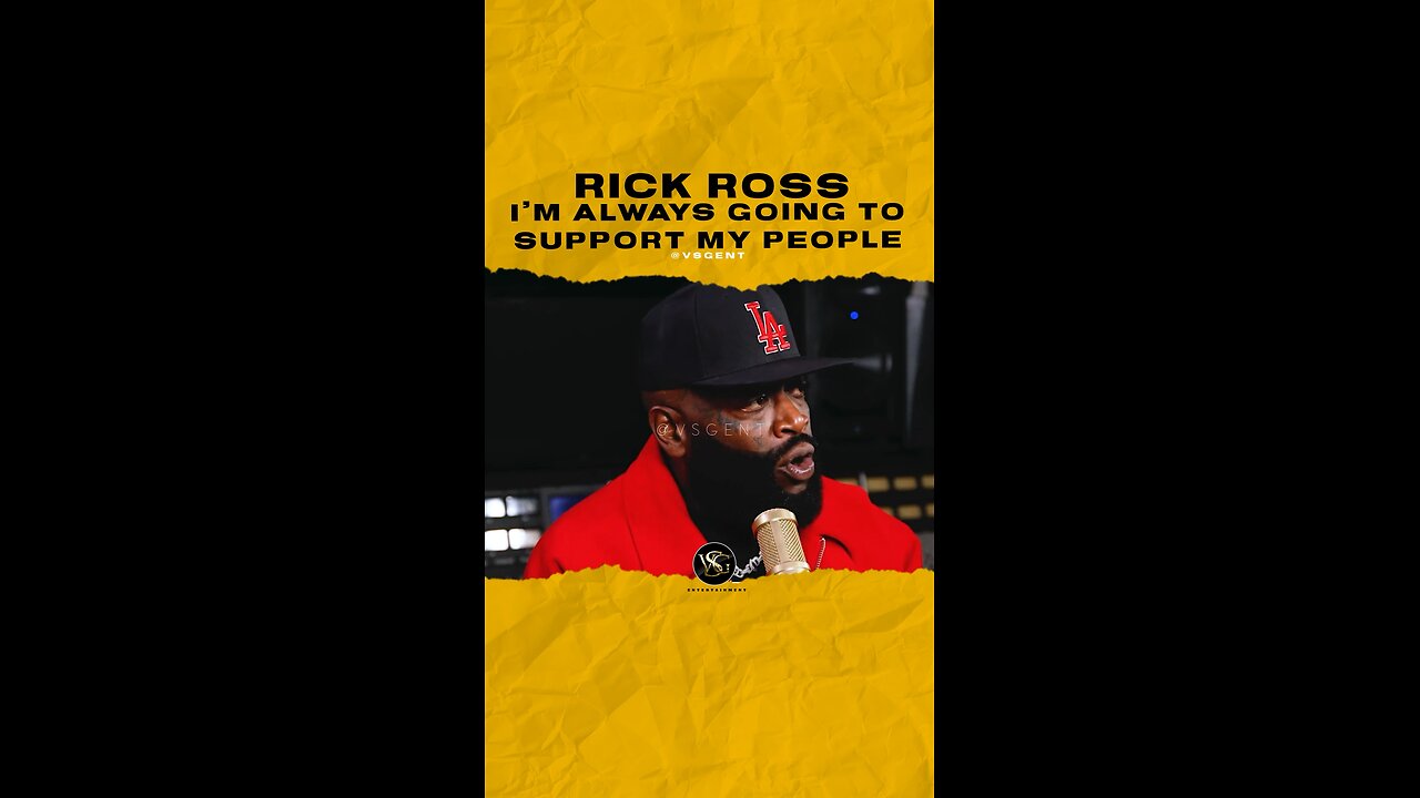 @RickRoss I’m always going to support my people