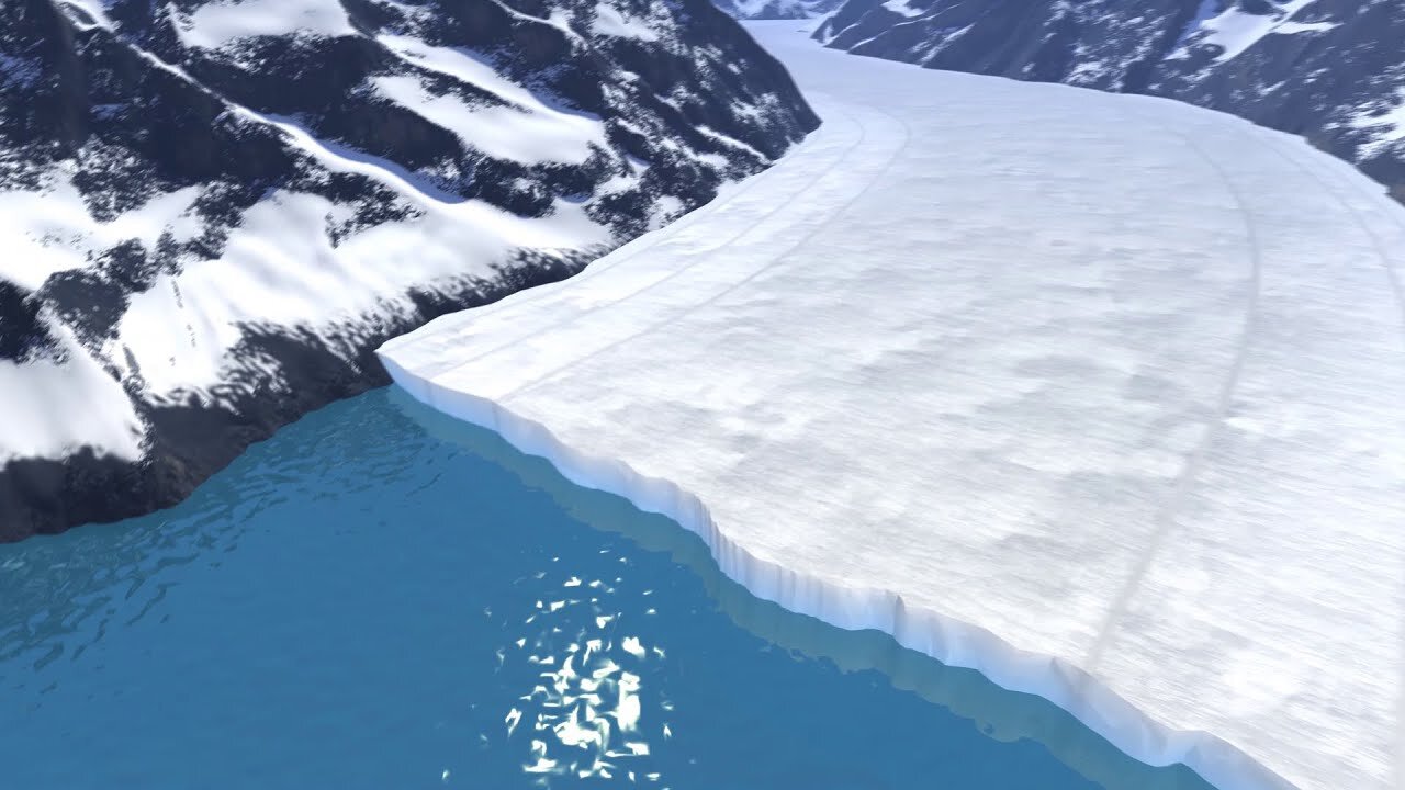 Animation: How a Glacier Melts