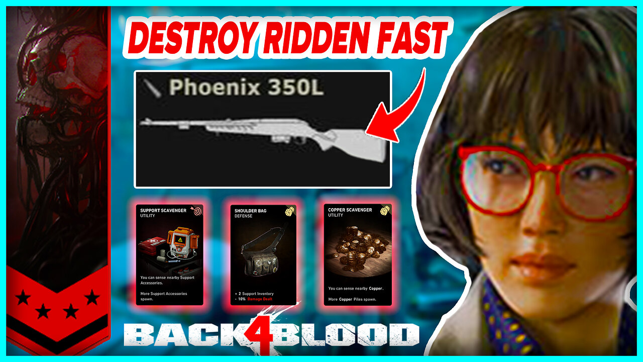 MEDIC SNIPER DOC HYBRID DECK BUILD! - Back 4 Blood Post Update Nightmare And No Hope Deck Build 2022