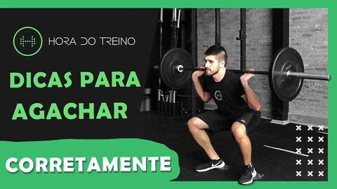 Como agachar corretamente! Veja essas dicas!