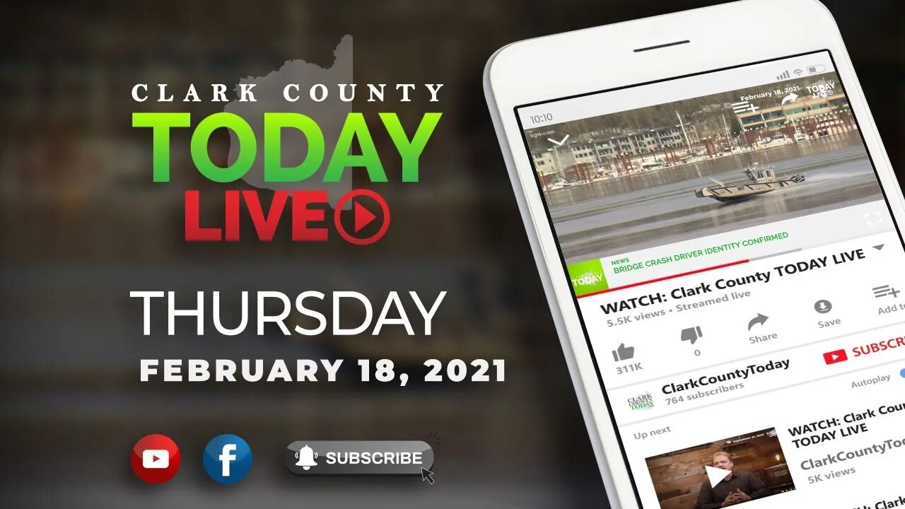 WATCH: Clark County TODAY LIVE • Thursday, February 18, 2021