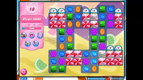 Candy Crush Level 3494 Talkthrough, 15 Moves 0 Boosters