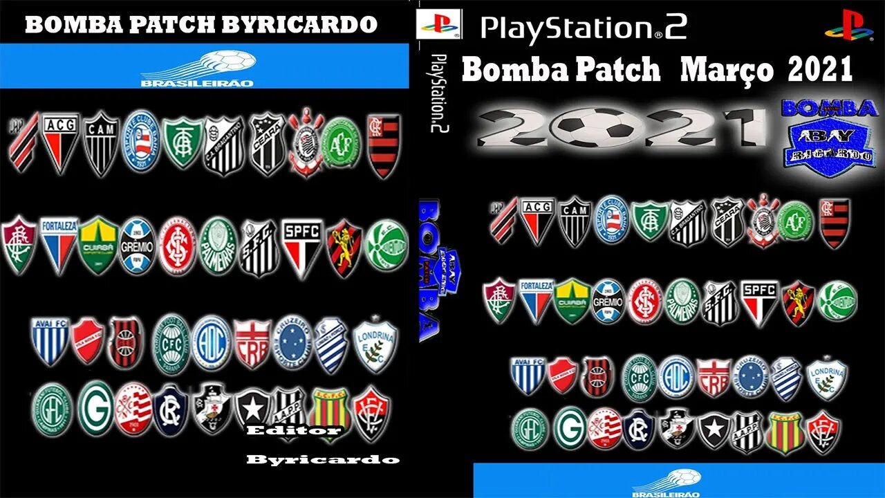 NOVO ! BOMBA PATCH 2021 PS2 LIBERTADORES + BRASILEIRÃO ATUALIZADO