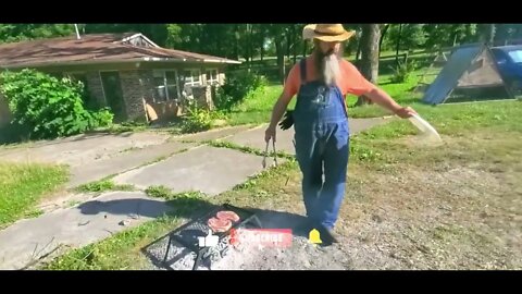 Campfire Steak Grilling