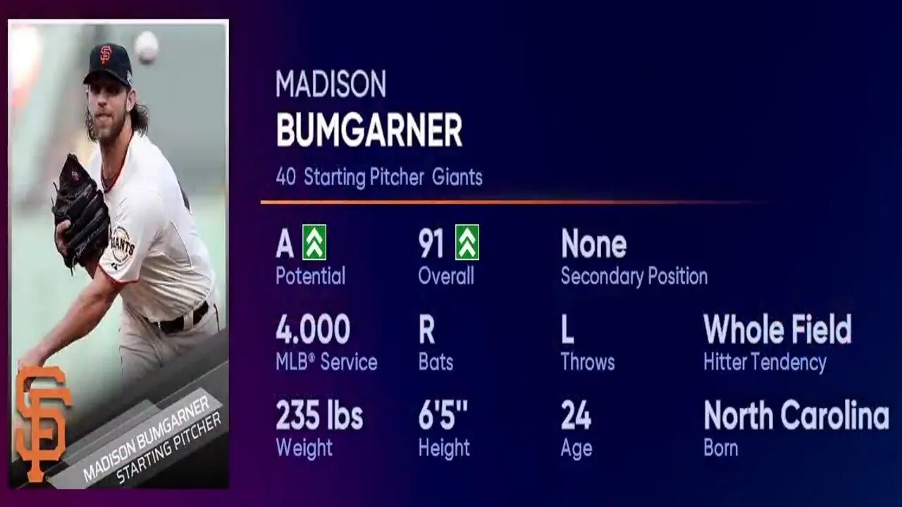 How To Create Madison Bumgarner Mlb The Show 22