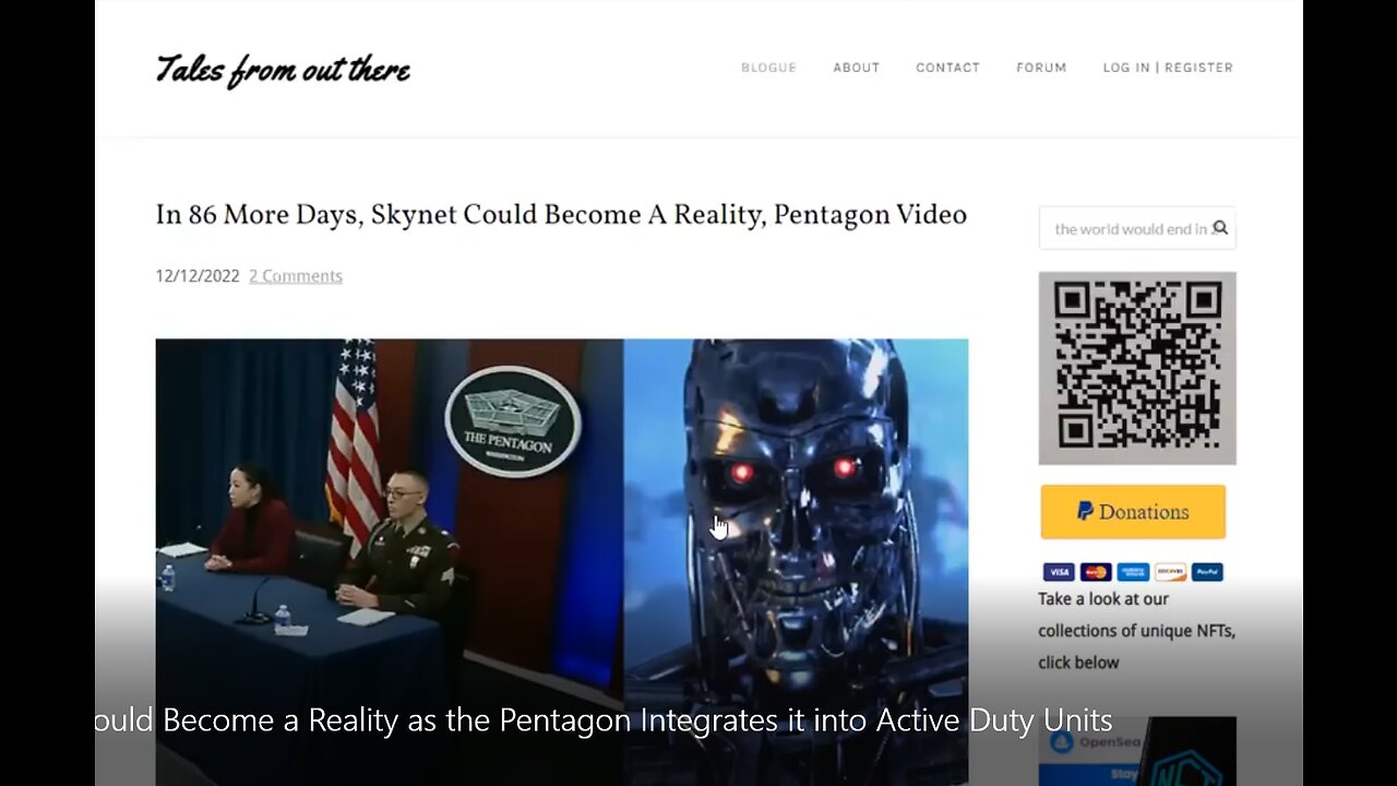 In 85 Days Skynet Could Become a Reality as the Pentagon Integrates it into Active Duty Units!