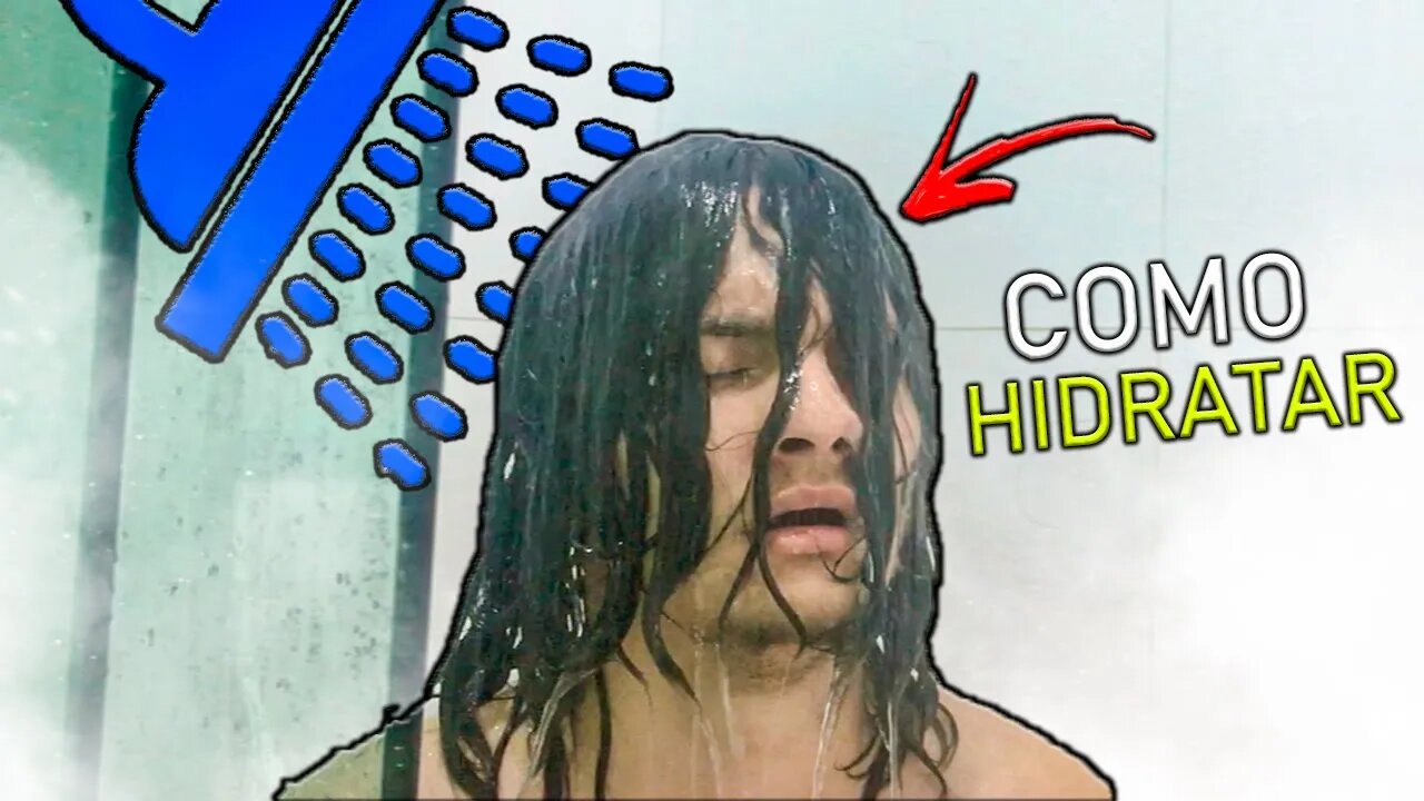 COMO HIDRATAR CABELO ONDULADO MASCULINO CORRETAMENTE | Tutorial Completo