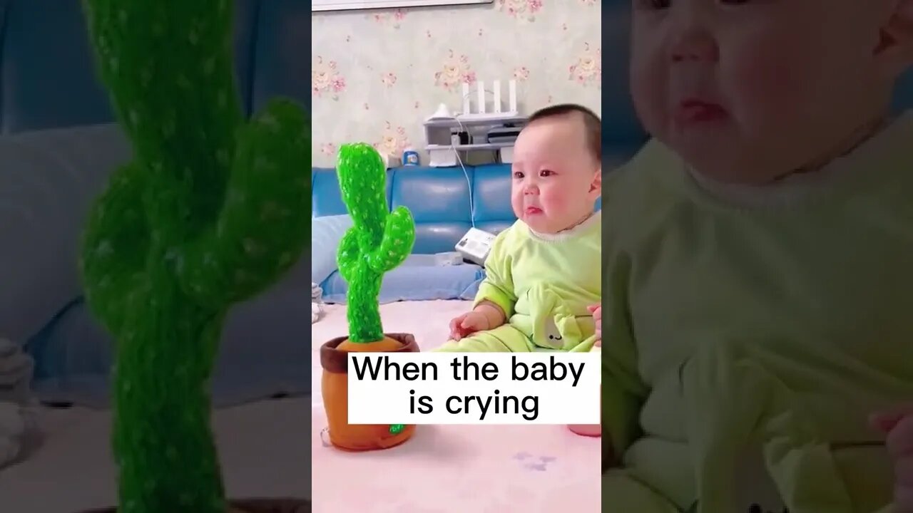 #foryou #fyb #funny #toys #baby #cactus #cactustoy 😚 #cutebaby #baby #funnybaby #babyoftiktok