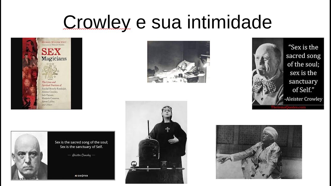 Aleister Crowley - Sexo drogas e muita magia - Live de 11 07 2024