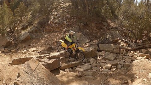 Suzuki DRZ400E drags @RideWithWill on Independence Trail