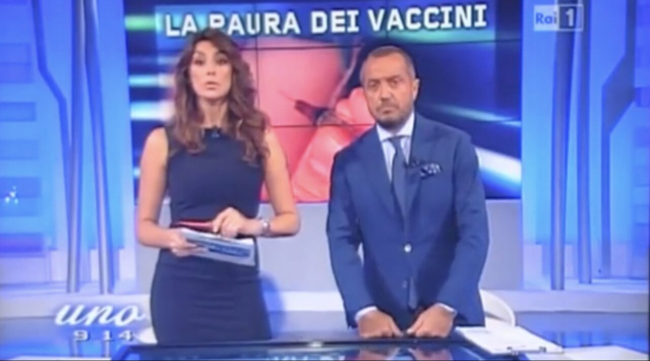 ITALIA, VACCINI: Effetti Avversi 2012, Rai Uno, Tetano Difterite Morbillo Meningite Pertosse