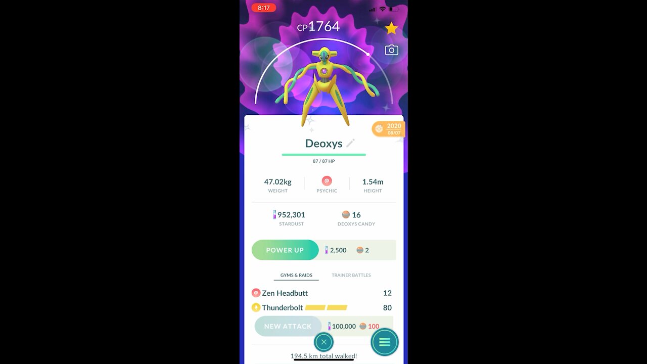 Pokémon Go - Shiny Deoxys