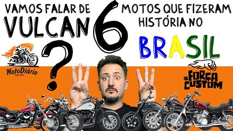 Vamos falar das Kawasaki Vulcan? 6 motos custom que fizeram história no Brasil