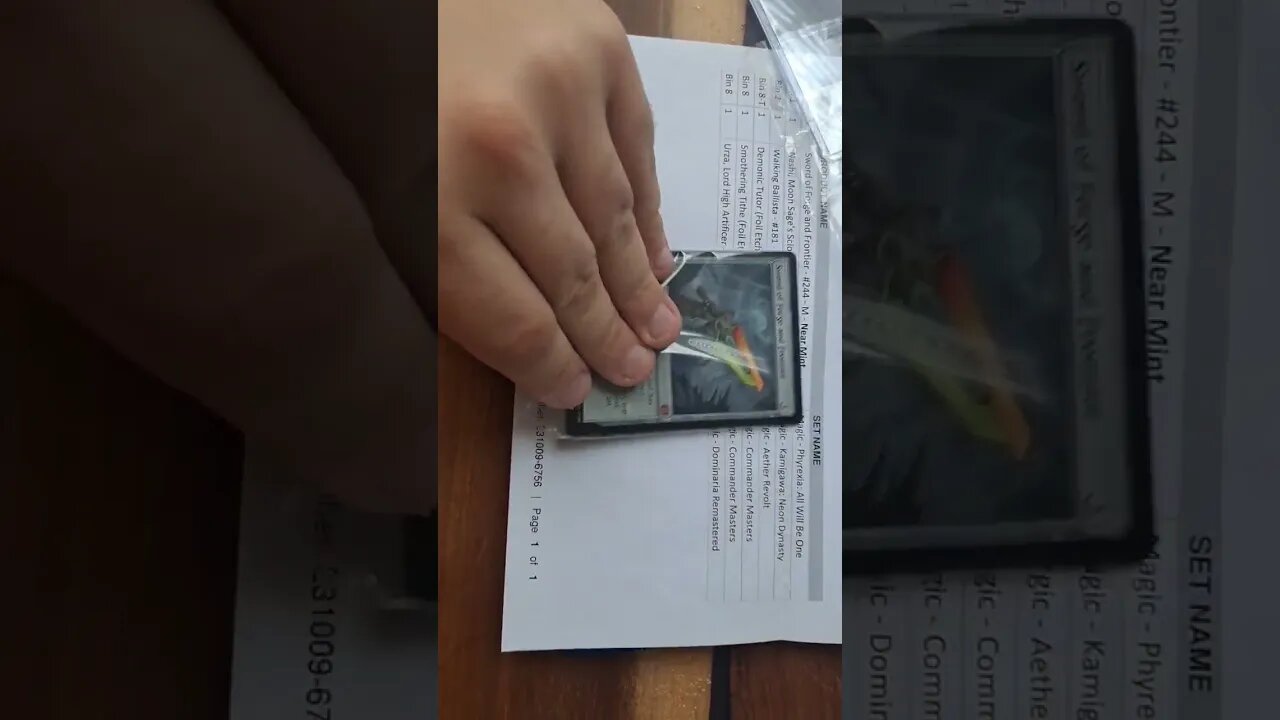 A Friend Unpacks His Boxed.GG Magic The Gathering MTG Cards