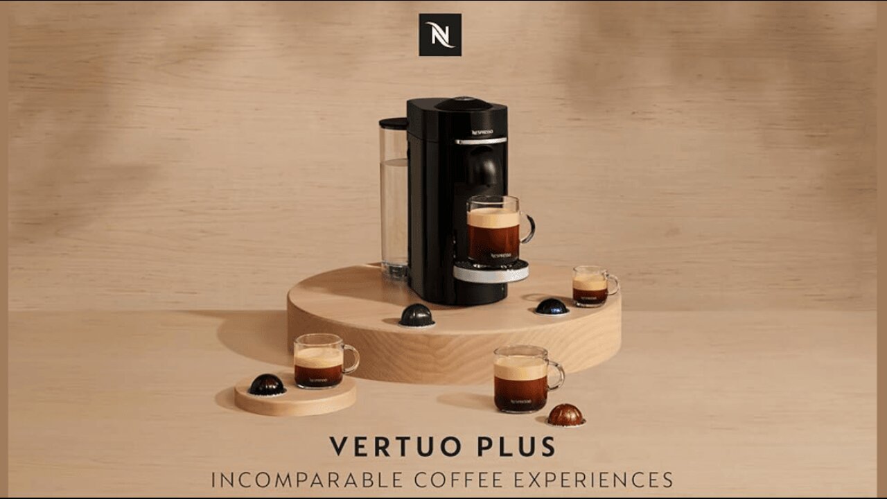 Nespresso VertuoPlus Coffee and Espresso Machine