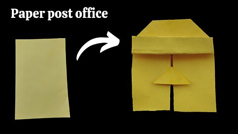 Making paper Post office in 1 minute || Making very easy and simple #Craft