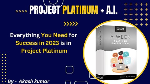 Project Platinum ($250k Free Ebook )