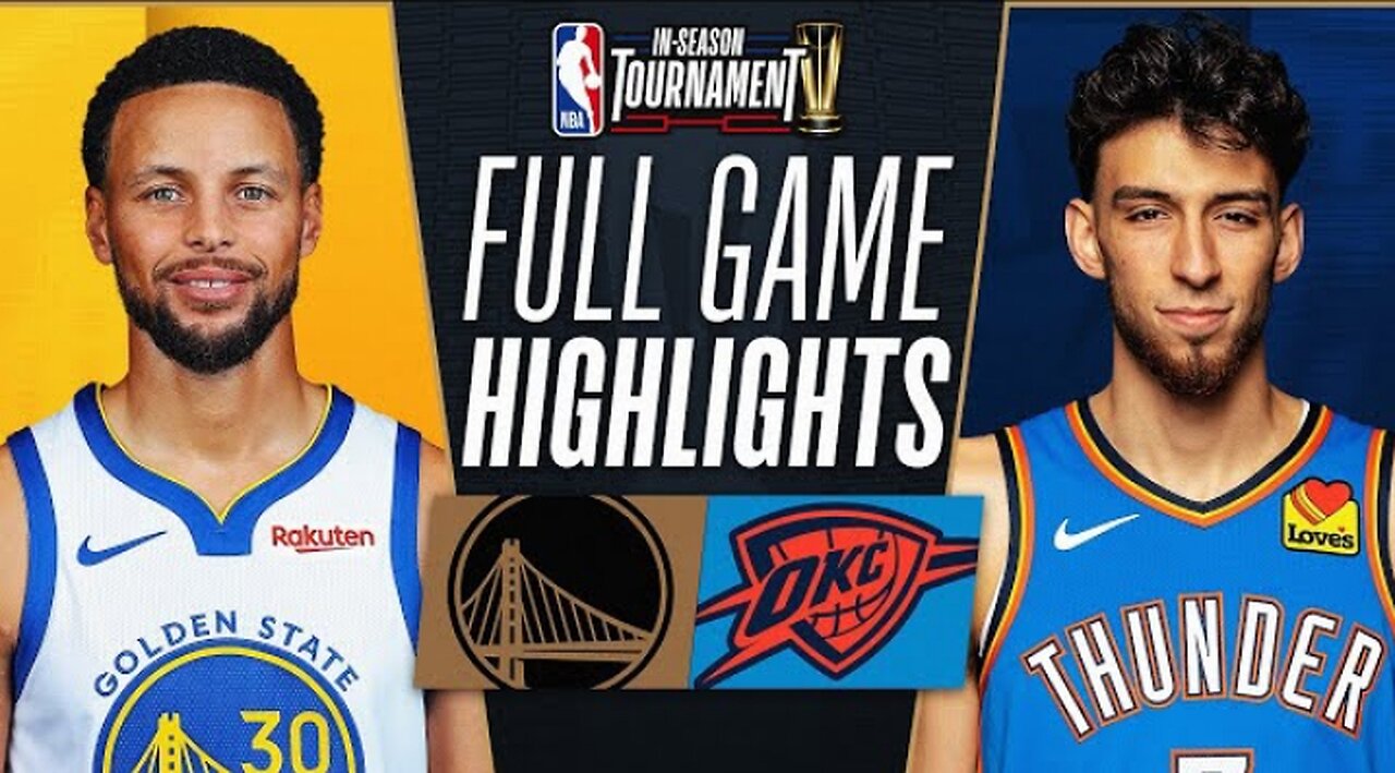 WARRIORS at THUNDER | NBA IN-SEASON TOURNAMENT 🏆 | FULL GAME HIGHLIGHTS | November 3, 2023