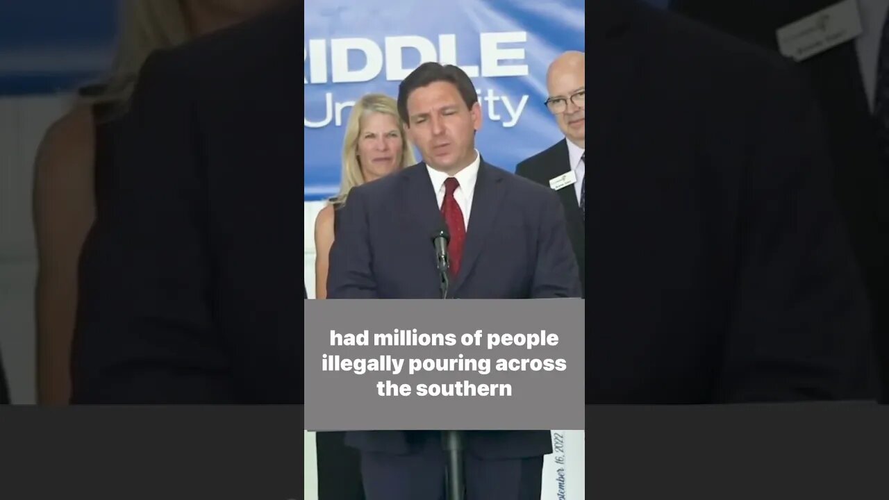 DeSantis speaks on Biden’s multiple failures