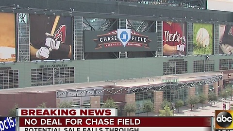 Potential buyer backs out of deal for Chase Field