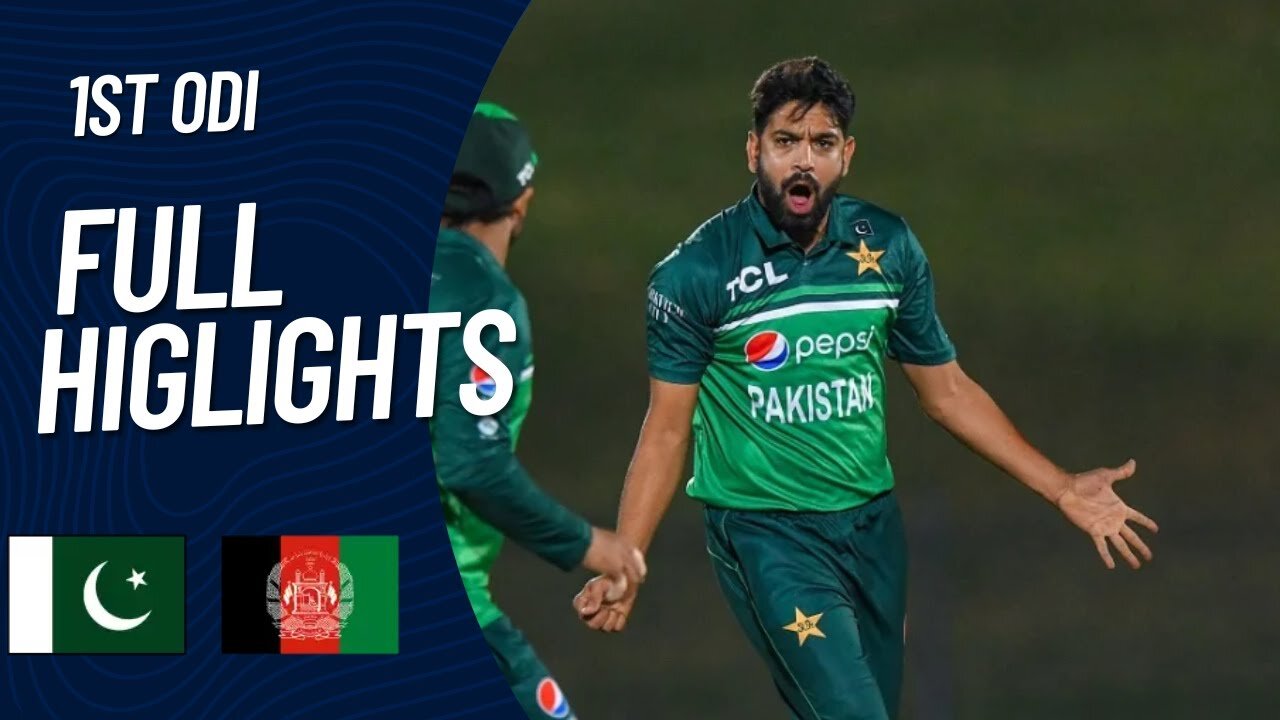 PAKISTAN VS AFGHANISTAN FULL HIGHLIGHTS 1ST ODI 2023 | PAK VS AFG