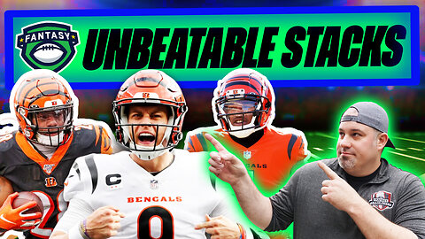 UNBEATABLE Stacks in Fantasy Football - Fantasy Football Draft Strategy - Fantasy Football Advice