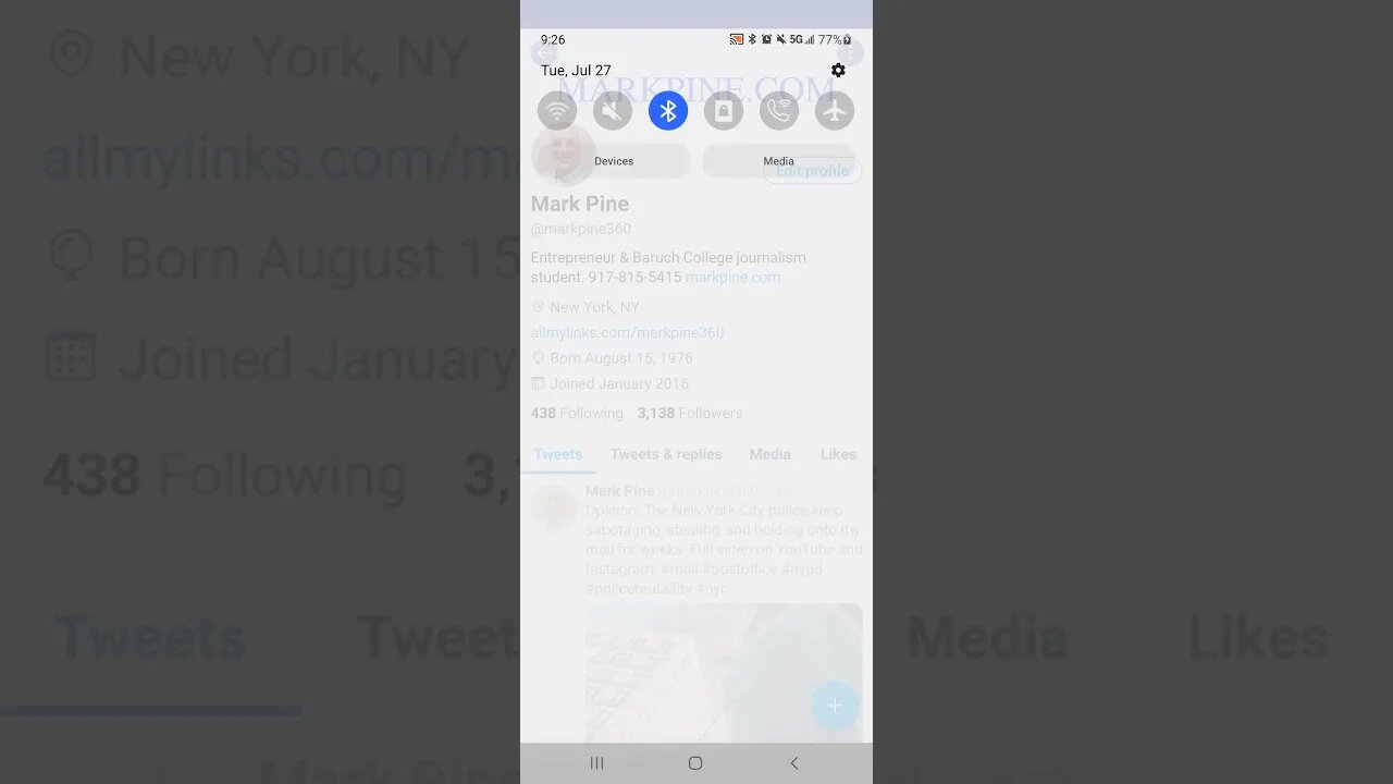 Question for Twitter support.