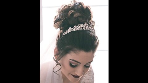 Bridal hair and makeup- high bun- hairstyle