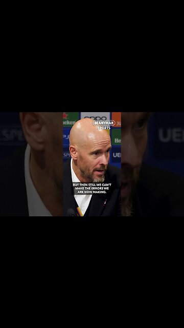 'There are no excuses! We can't make the errors we are now making! | Erik ten Hag