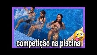 DESAFIO NA PISCINA - 3 IRMÃS DEMAIS