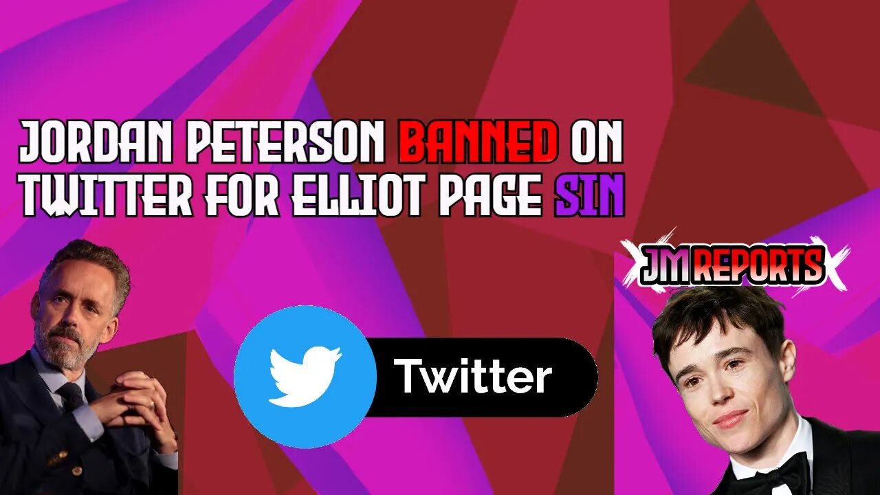 Twitter suspends Jordan Peterson over comment on Elliot page