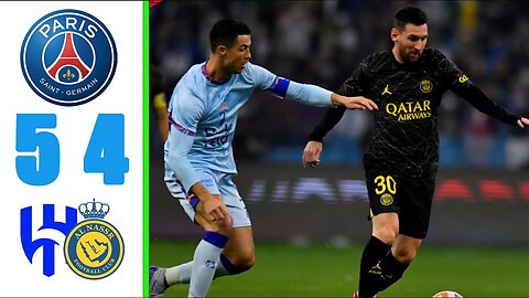 PSG vs Saudi All Stars 5-4 All Goals & Highlights - Ronaldo Debut 2023