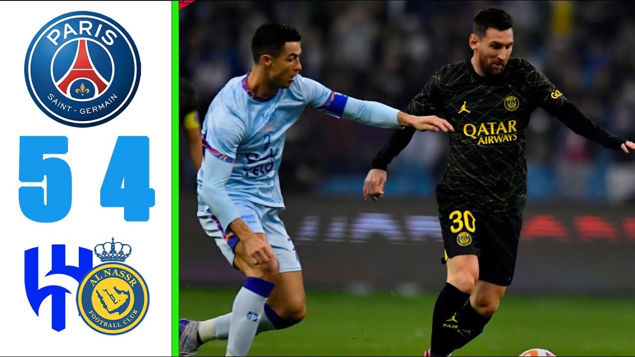 PSG vs Saudi All Stars 5-4 All Goals & Highlights - Ronaldo Debut 2023