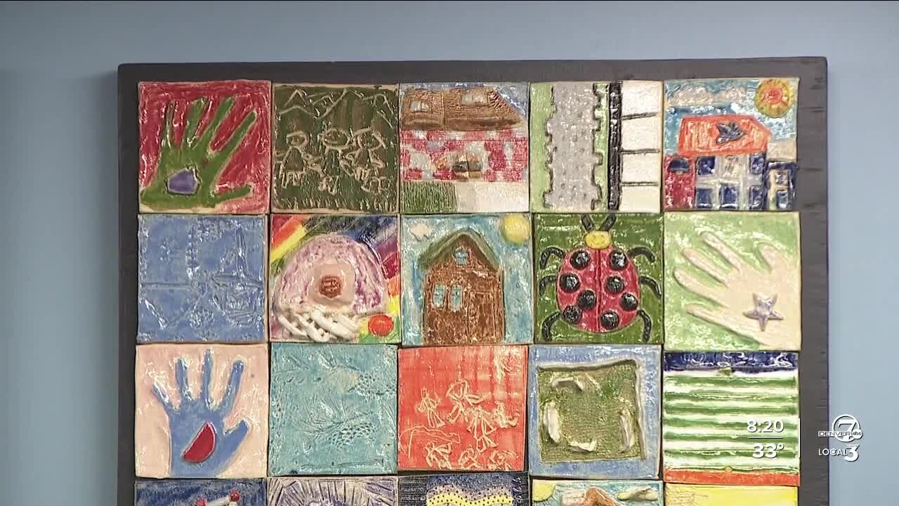 Foothills Elementary students design tiles to represent their neighborhood