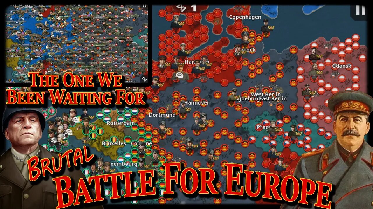 Massive Battle For Europe BRUTAL Cold War Alternate History