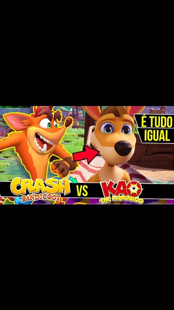 Jogo que Ameaçou o Crash bandicoot - Kao the Kangaroo #shorts