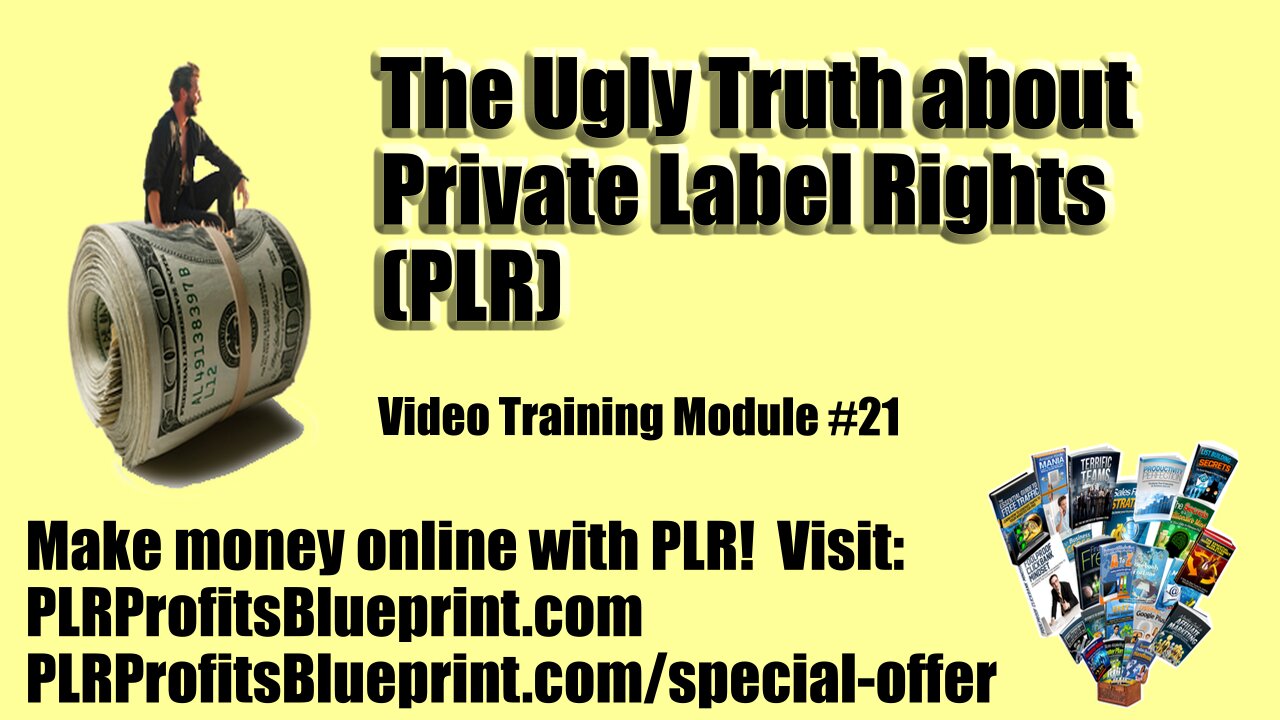 Video Training Module 21: The Ugly Truth about Private Label Rights (PLR)