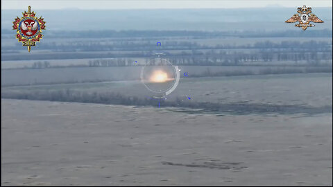 Rusian ATGM unit destroyed BMP-2 infantry fighting vehicle of Ukrainian army